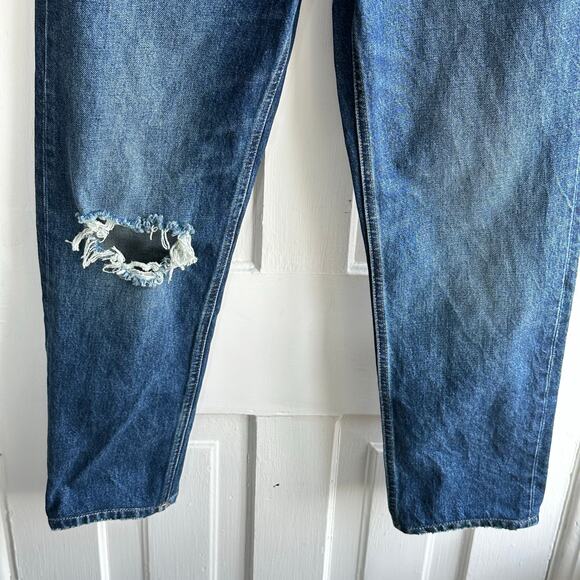 Everlane The 90s Cheeky Jean Straight Leg Ripped Knee NWT - Picture 5 of 11